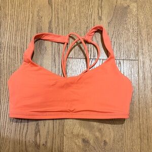 Lululemon Athletica Vibrant Coral Sports Bra